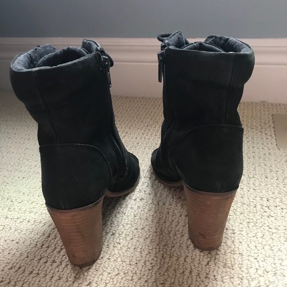 Seychelles Open Toe Bootie Heels - Picture 4 of 4